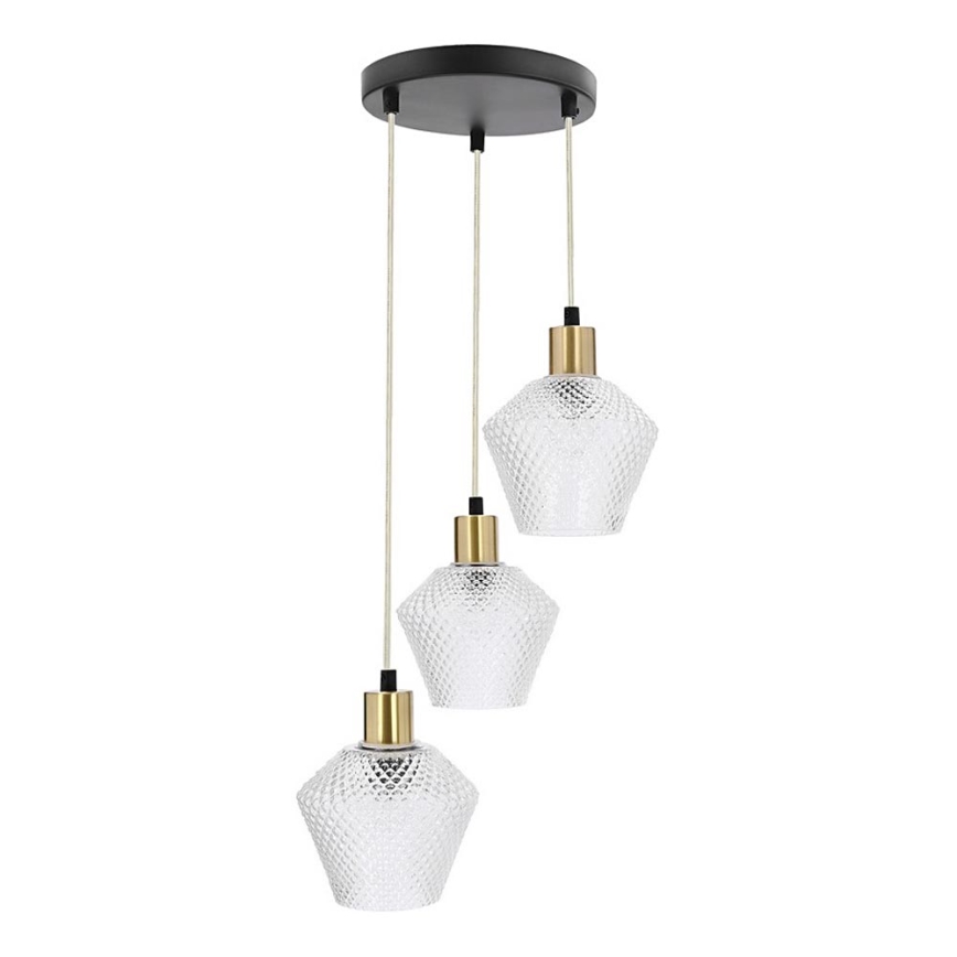 Lestenec na vrvici GRENIKO 3xE14/40W/230V