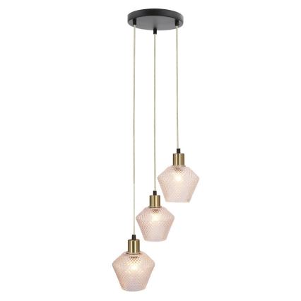 Lestenec na vrvici GRENIKO 3xE14/40W/230V