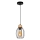 Lestenec na vrvici GUNNAR 1xE27/60W/230V hrast