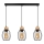 Lestenec na vrvici GUNNAR 3xE27/60W/230V hrast