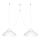 Lestenec na vrvici GUSTAV 2xE27/60W/230V