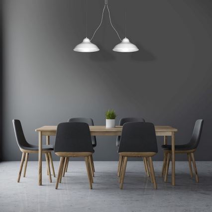 Lestenec na vrvici GUSTAV 2xE27/60W/230V