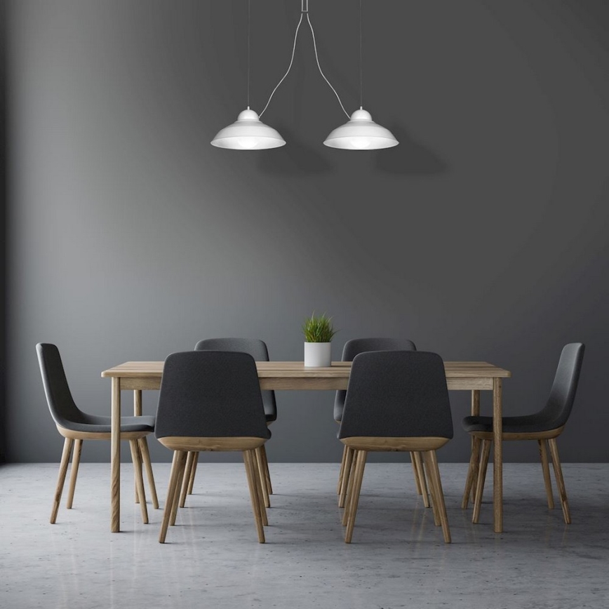 Lestenec na vrvici GUSTAV 2xE27/60W/230V