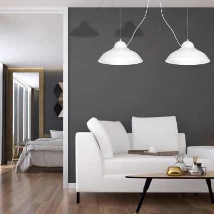 Lestenec na vrvici GUSTAV 2xE27/60W/230V