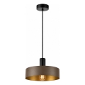 Lestenec na vrvici HAKI 1xE27/60W/230V rjava/črna