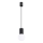 Lestenec na vrvici HALO 1xG9/8W/230V pr. 12 cm črna