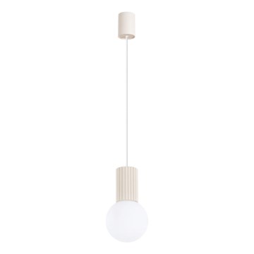 Lestenec na vrvici HALO 1xG9/8W/230V pr. 12 cm krem barva