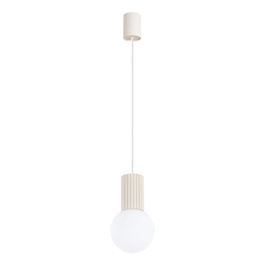 Lestenec na vrvici HALO 1xG9/8W/230V pr. 12 cm krem barva