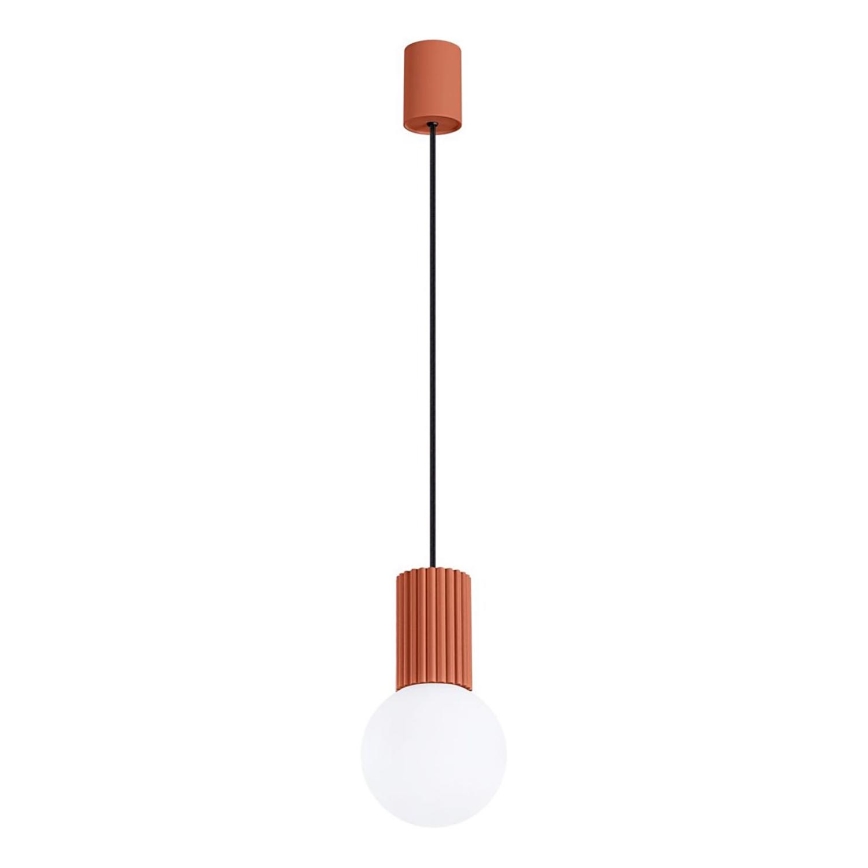 Lestenec na vrvici HALO 1xG9/8W/230V pr. 12 cm oranžna