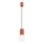 Lestenec na vrvici HALO 1xG9/8W/230V pr. 12 cm oranžna