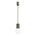 Lestenec na vrvici HALO 1xG9/8W/230V pr. 12 cm zelena