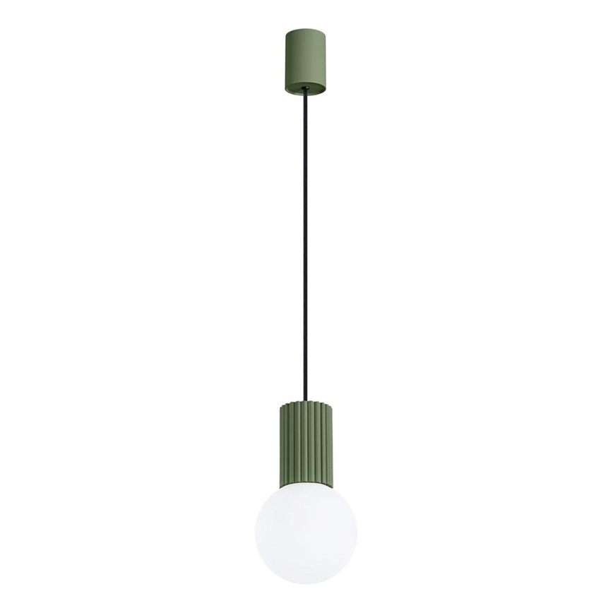 Lestenec na vrvici HALO 1xG9/8W/230V pr. 12 cm zelena