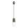 Lestenec na vrvici HALO 1xG9/8W/230V pr. 12 cm zelena