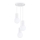 Lestenec na vrvici HALO 3xG9/8W/230V pr. 25 cm bela