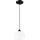 Lestenec na vrvici HARMA 1xE27/15W/230V pr. 20 cm bela/črna