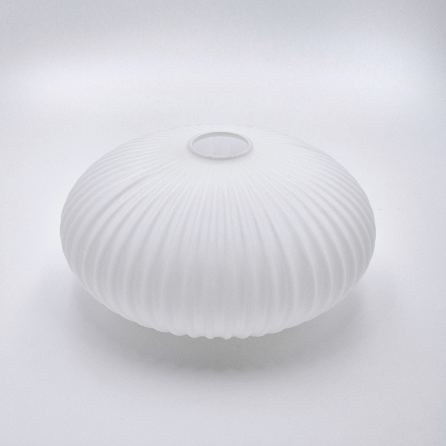 Lestenec na vrvici HARMA 1xE27/15W/230V pr. 25 cm bela/zlata