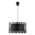 Lestenec na vrvici HARMONY BLACK 1xE27/60W/230V