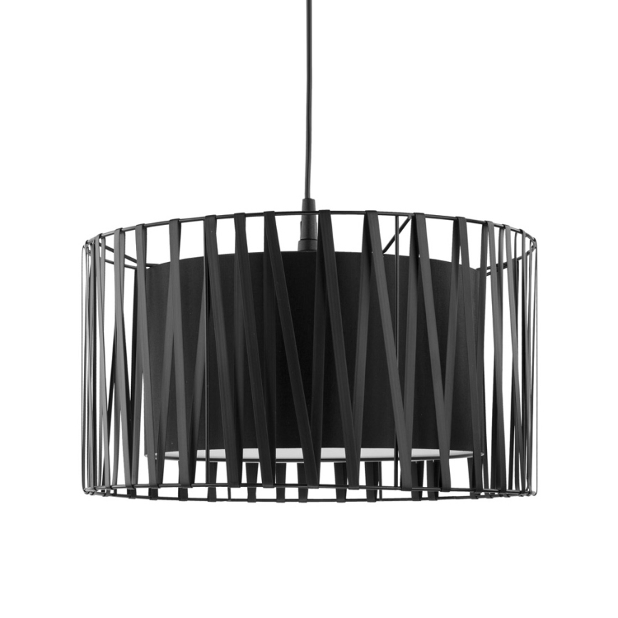 Lestenec na vrvici HARMONY BLACK 1xE27/60W/230V