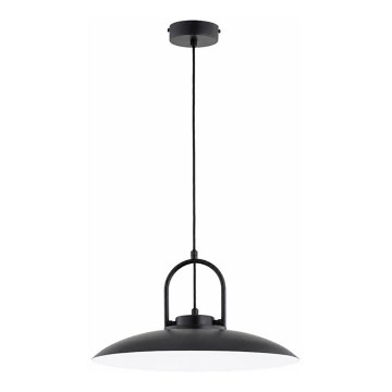 Lestenec na vrvici HATTORI 1xE27/15W/230V črn