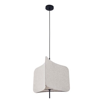 Lestenec na vrvici HAVANA 1xE27/20W/230V pr. 50 cm bež