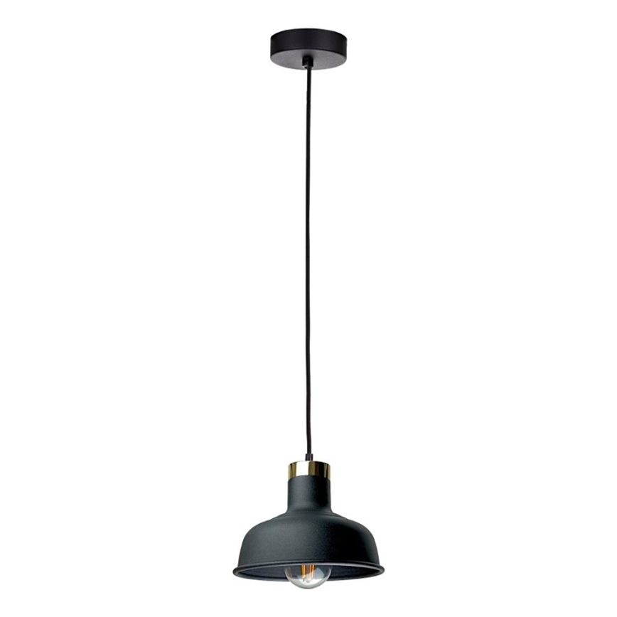 Lestenec na vrvici HEBE 1xE27/60W/230V črna