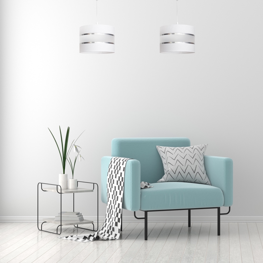 Lestenec na vrvici HELEN 1xE27/15W/230V bel
