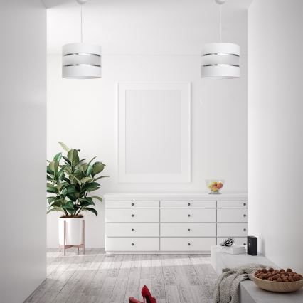 Lestenec na vrvici HELEN 1xE27/15W/230V bel