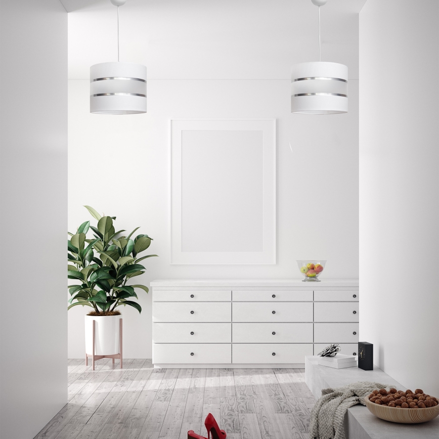 Lestenec na vrvici HELEN 1xE27/15W/230V bel