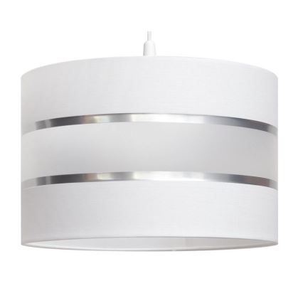 Lestenec na vrvici HELEN 1xE27/15W/230V premer 35 cm bela