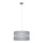 Lestenec na vrvici HELEN 1xE27/15W/230V premer 40 cm siva/srebrna