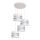 Lestenec na vrvici HELEN 4xE27/15W/230V bel