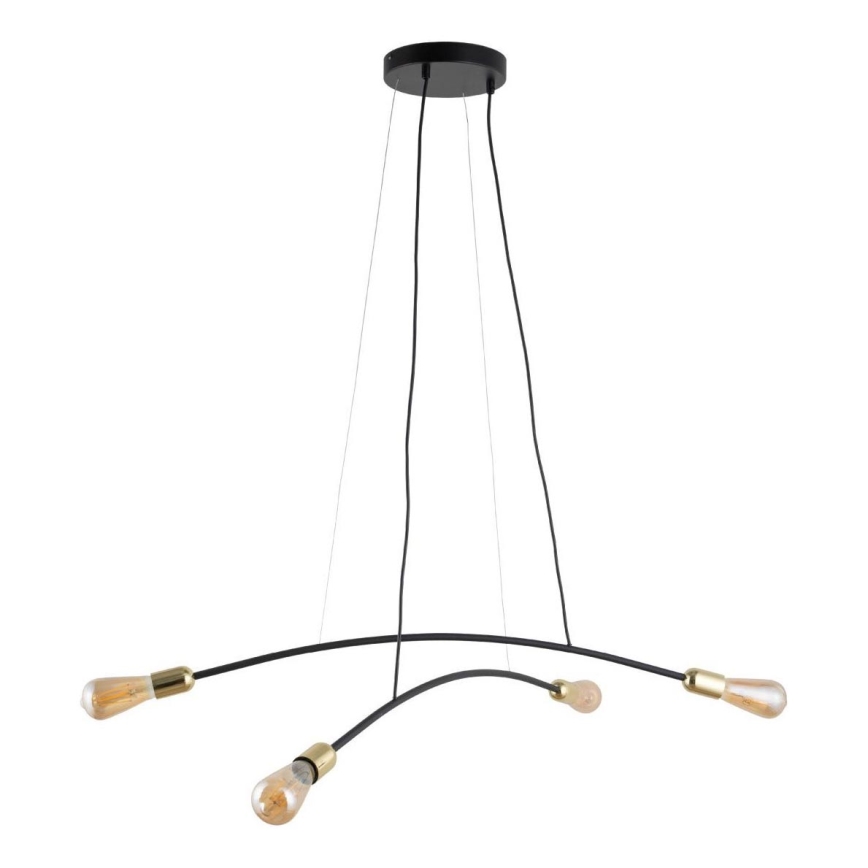Lestenec na vrvici HELIX 4xE27/15W/230V