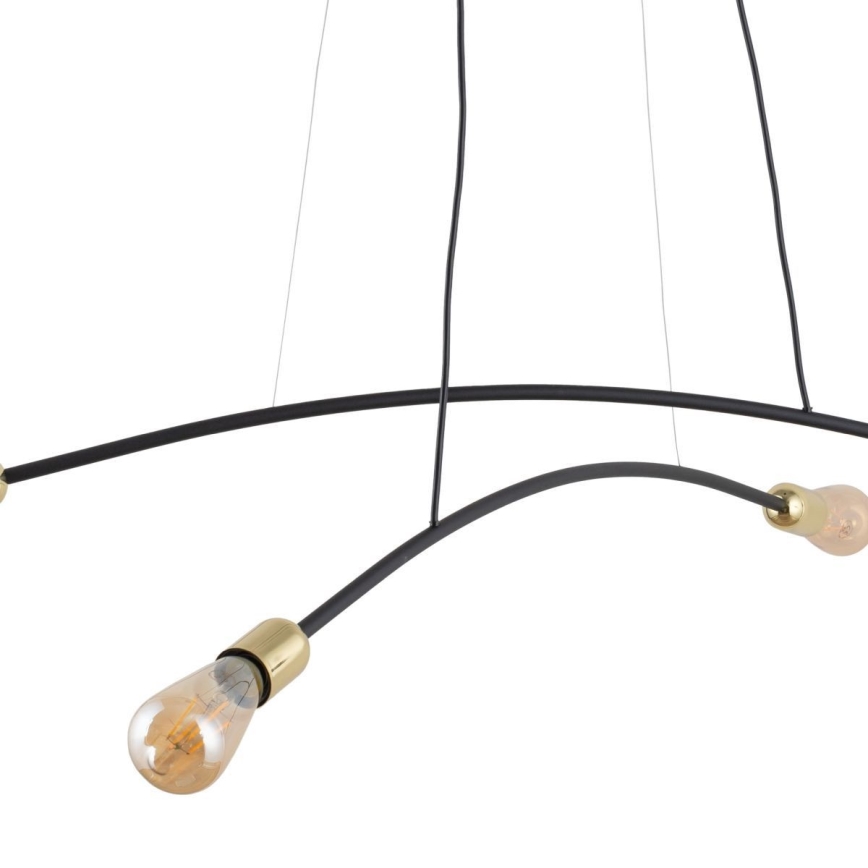 Lestenec na vrvici HELIX 4xE27/15W/230V