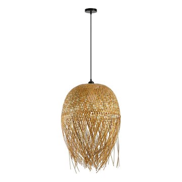 Lestenec na vrvici HILO 1xE27/40W/230V pr. 45 cm bambus