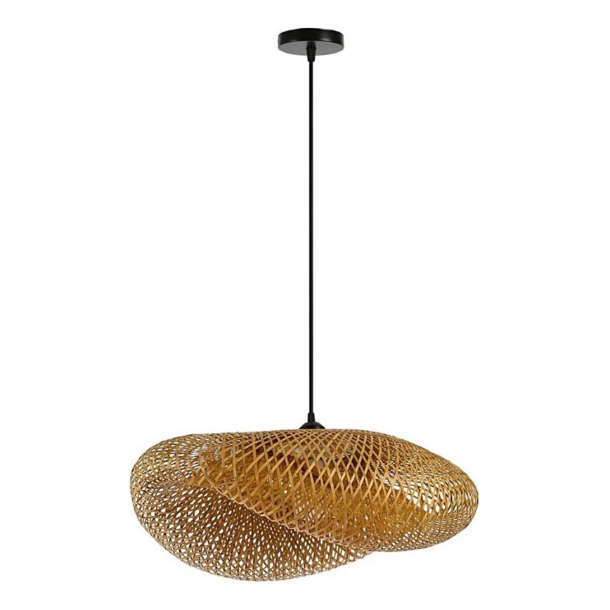Lestenec na vrvici HILO 1xE27/40W/230V pr. 60 cm bambus