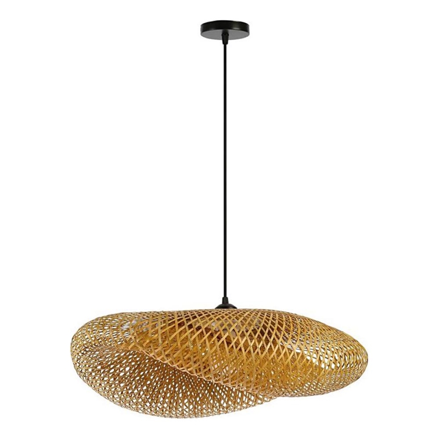 Lestenec na vrvici HILO 1xE27/40W/230V pr. 80 cm bambus
