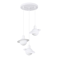 Lestenec na vrvici HYPERION 3xG9/8W/230V bela