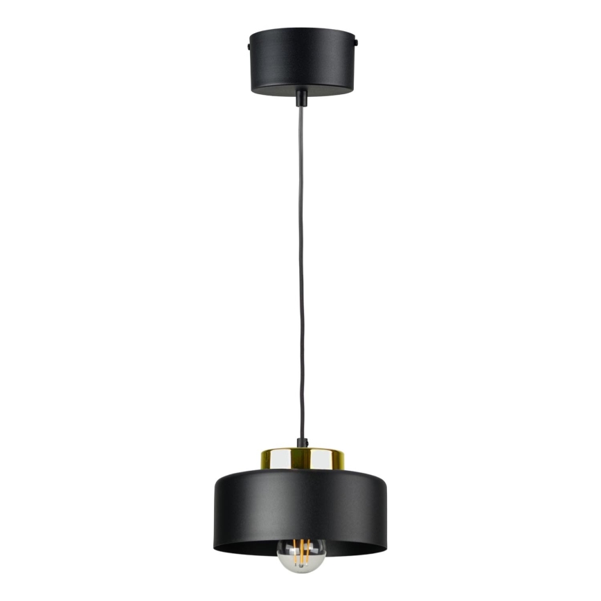 Lestenec na vrvici IGNIA 1xE27/60W/230V črn