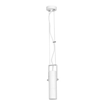 Lestenec na vrvici IMPLODE 1xGU10/8W/230V bela