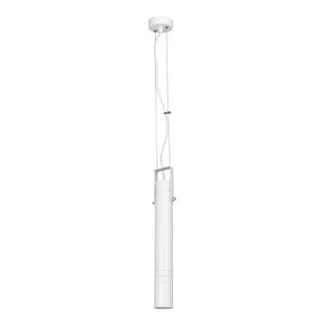 Lestenec na vrvici IMPLODE 1xGU10/8W/230V bela