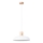 Lestenec na vrvici INDY 1xE27/15W/230V pr. 38 cm bela
