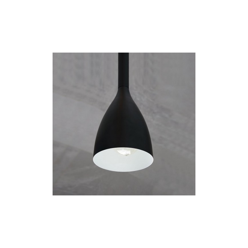 Lestenec na vrvici ISTAPPAR 3xE27/60W/230V črna