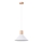 Lestenec na vrvici JAGA 1xE27/15W/230V pr. 30 cm bela