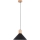 Lestenec na vrvici JAGA 1xE27/15W/230V pr. 30 cm črna