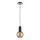 Lestenec na vrvici JANTAR WOOD 1xE27/60W/230V