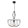 Lestenec na vrvici JASMINA 1xE27/20W/230V pr. 40 cm črna