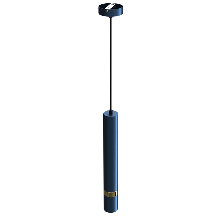 Lestenec na vrvici JOKER 1xGU10/25W/230V moder