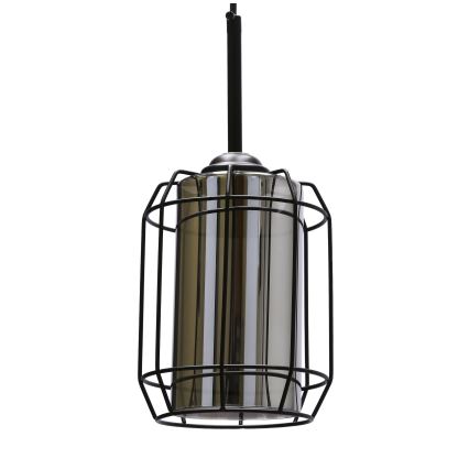 Lestenec na vrvici JONERA 1xE27/40W/230V črna