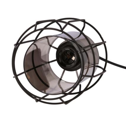Lestenec na vrvici JONERA 1xE27/40W/230V črna