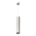 Lestenec na vrvici KARADON 1xGU10/30W/230V 17 cm bela